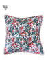 20s Cotton Cushion Cover in Floral Block Print