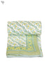 Mulmul Cotton Quilt in Floral Block Print