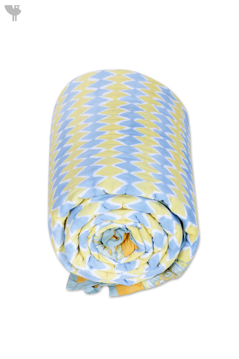 Mulmul Cotton Quilt in Block Print