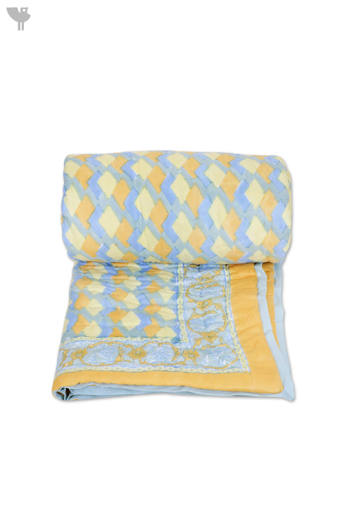 Mulmul Cotton Quilt in Block Print