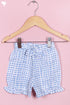 Cotton Frock & Shorts Set In Block Print