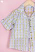 Cotton Top & Shorts Set In Block Print