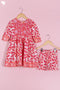 Cotton Top & Shorts Set In Floral Block Print