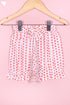 Cotton Frock & Shorts Set In Block Print