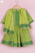 Cotton Lehenga Set In Floral Block Print
