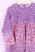 Cotton Frock & Shorts Set In Floral Block Print