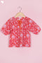 Cambric Cotton Top In Block Print