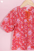 Cambric Cotton Top In Block Print