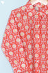 Cambric Cotton Boys Shirt In Floral Block Print