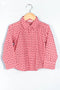 Cambric Cotton Boys Shirt In Block Print