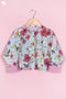Cambric Cotton Top In Floral Print