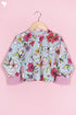 Cambric Cotton Top In Floral Print