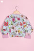 Cambric Cotton Top In Floral Print