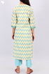 Cambric Cotton Kurta And Pant Set In Floral Print