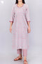 Cambric Cotton Kurta And Pant Set In Floral Print