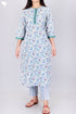 Cambric Cotton Kurta And Pant Set In Floral Print