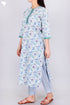 Cambric Cotton Kurta And Pant Set In Floral Print