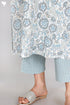 Cambric Cotton Kurta And Pant Set In Floral Print