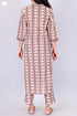 Cotton Kurta And Pant Set With Kota Doria Dupatta In Floral Print