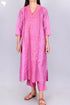 Tussar Silk Kurta, Pant and Dupatta Set In Block Print
