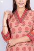 Khaadi Kurta Pant And Kota Doria Dupatta Set in Block Print