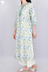 Chanderi Silk Kurta Pant Set With Dupatta In Floral Block Print