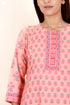 Bizzy Lizzy Kurta And Pant Set With Kota Dupatta In Block Print