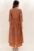Cotton Silk Kurta And Pant In Block Print