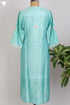 Chanderi Silk Shibori Kurta And Dupatta With Gota Patti Embroidery