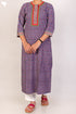 Bizzy Lizzy Kurta With Kota Doria Dupatta Set in Floral Block Print