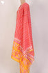 Chanderi Silk Kurta And Dupatta Set With Embroidery