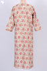 Terry Voile Kurta And Chiffon Dupatta Set In Floral Block Print