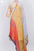 Bizzy Lizzy Kurta and Chiffon Dupatta In Floral Block Print