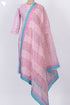 Cambric Cotton Kurta With Kota Dupatta In Traditional Block Print