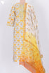 Bizzy Lizzy Kurta With Chiffon Dupatta in Floral Block Print