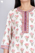 Bizzy Lizzy Kurta With Chiffon Dupatta in Assorted Block Print