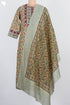 Chanderi Silk Kurta Dupatta Set In Floral Block Print