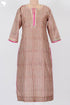 Chanderi Silk Kurta Dupatta Set In Striped Print