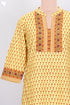 Bhagalpur Cotton Kurta With Chanderi Dupatta In FloralBlock Print