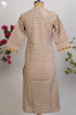Cotton Cambric Kurta in Hand Screen Print