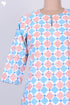 Cambric Cotton KurtaIn Graphic Block Print