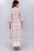 Cambric Cotton Kurta In Floral Block Print