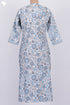 Cambric Cotton Kurta In Floral Print