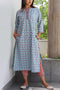 Cambric Cotton Lucknowi Kurta In Floral Print