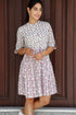 Mulmul Cotton Frock In Floral Print