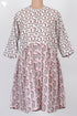 Mulmul Cotton Frock In Floral Print