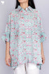 Mulmul Cotton Top In Floral Block Print