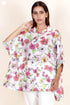 Mulmul Cotton Boxy Shirt In Floral Print