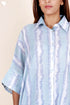 Mulmul Cotton Boxy Shirt In Block Print
