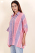 Mulmul Cotton Boxy Shirt In Block Print